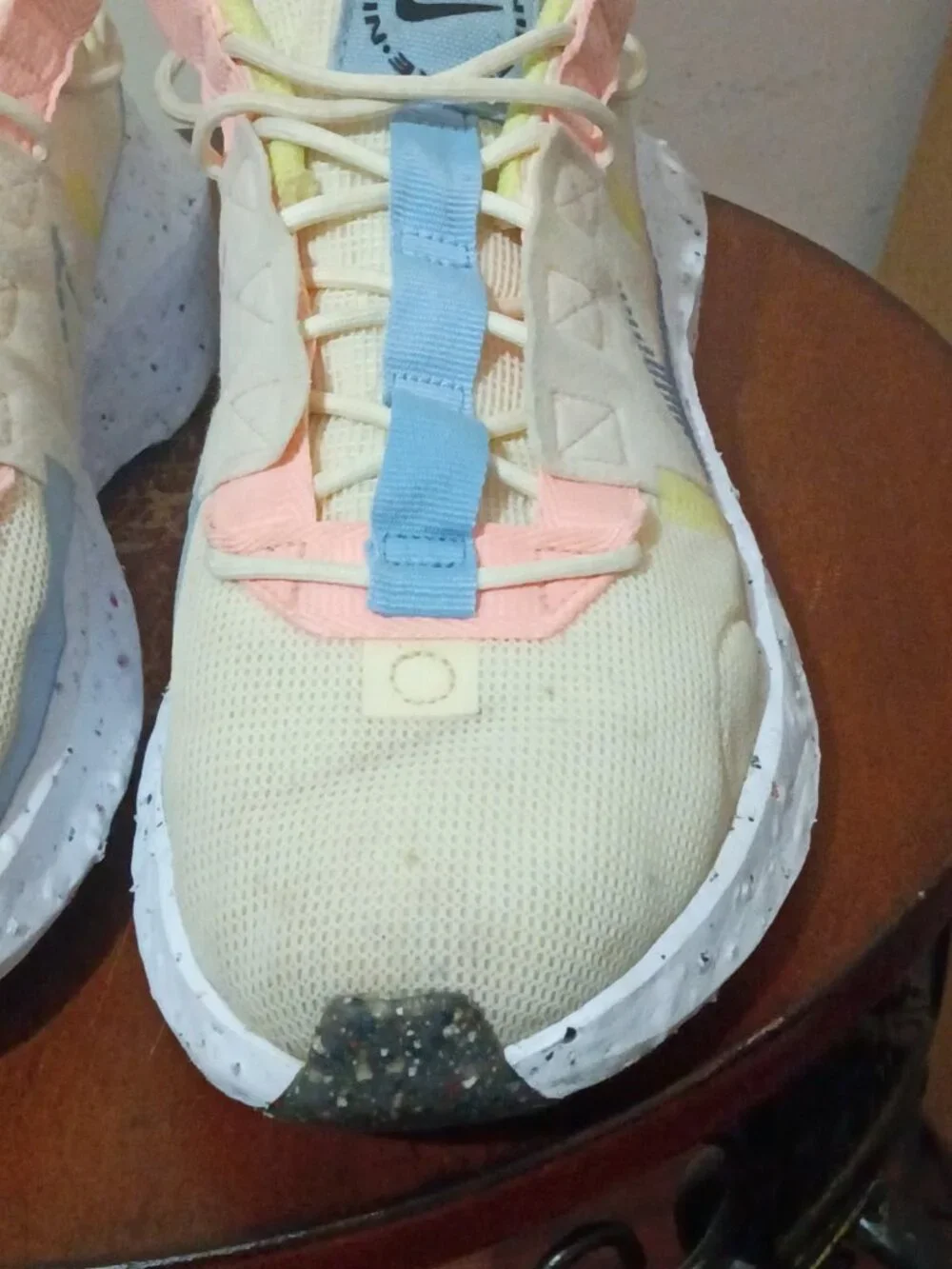 Nike Wmns Crater Impact Volt Yellow Womens 9.5 Casual Lifestyle Shoes CW2386-700